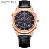 Original Military Watch Men Quartz Wristwatch Clock Genuine Leather Bracelet Roman Dial Classic Watches