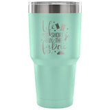 Life is Short, Buy the Fabric 30 oz Tumbler - Travel Cup, Coffee Mug